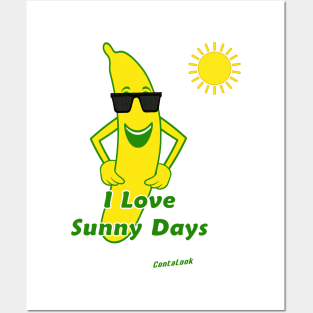 I Love Sunny Days Posters and Art